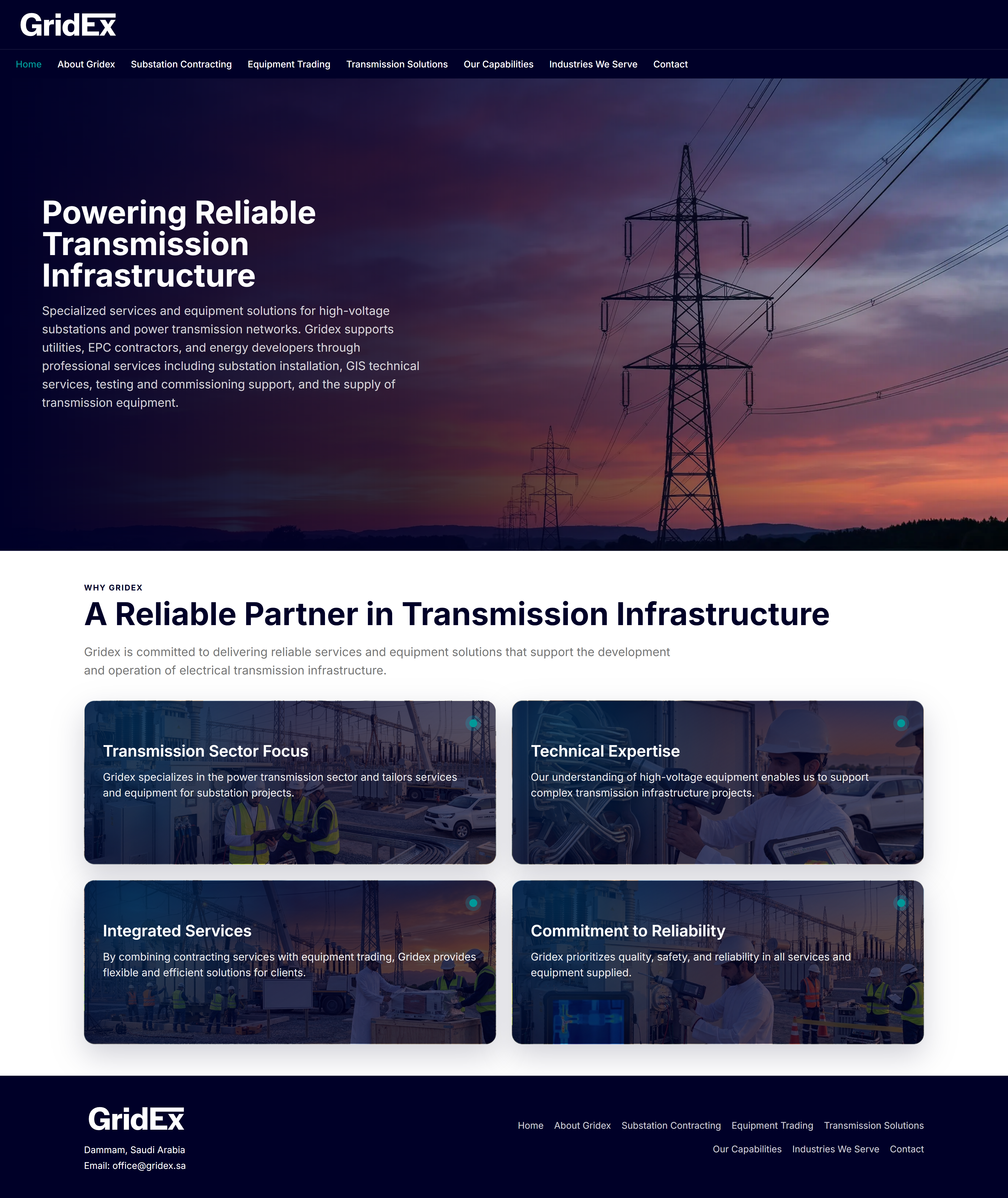 Transmission contractor site - Home